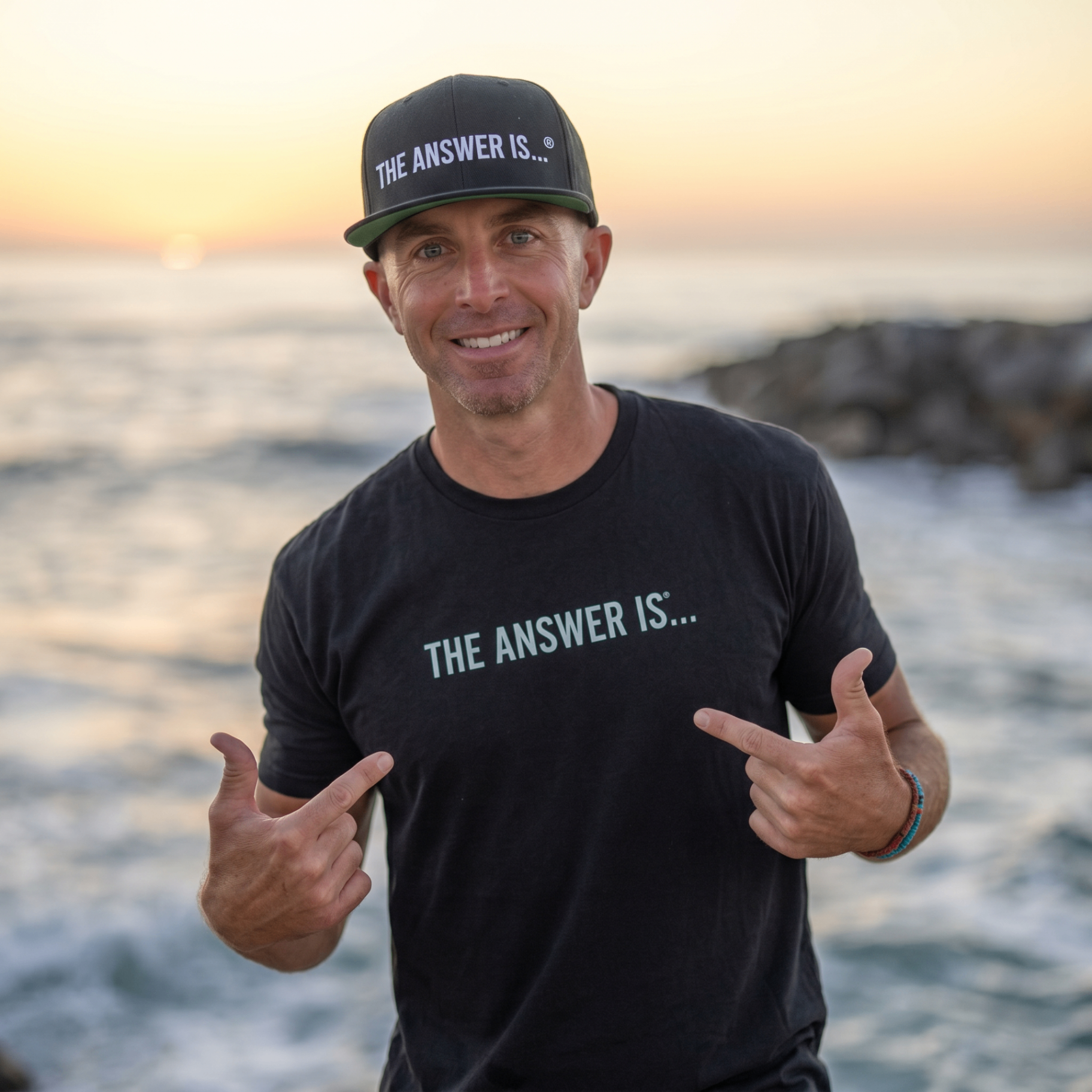 Kip, founder of THE ANSWER IS...®, at golden hour