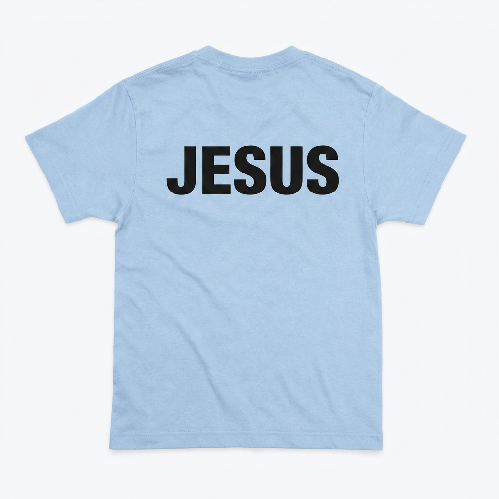 Unisex Youth Shirt — “JESUS” back print